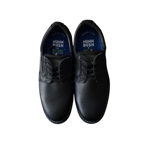 Nunn Bush Otto Plain Toe Oxfords Casual Leather Shoes Men\'s Size 9.5 Black main image 11